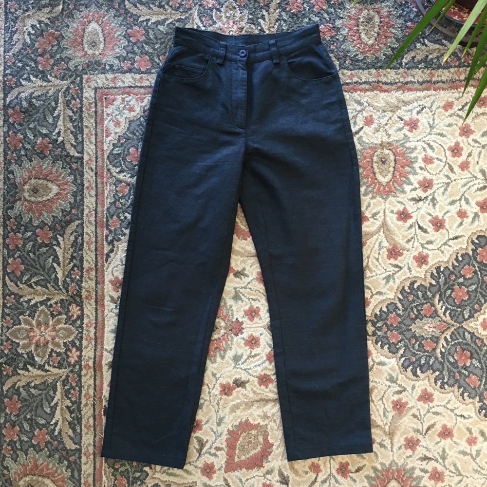 Liz Claiborne vintage linen ankle pants breezy